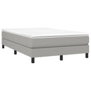 Boxspring sengeramme Lysegrå 120x200 cm Stof