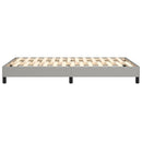 Boxspring sengeramme Lysegrå 120x200 cm Stof