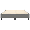 Boxspring sengeramme Mørkegrå 120x200 cm Stof