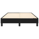 Boxspring sengeramme Sort 120x200 cm Stof