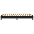 Boxspring sengeramme Sort 120x200 cm Stof