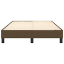 Boxspring sengeramme Mørkebrun 120x200 cm Stof