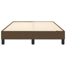 Boxspring sengeramme Mørkebrun 120x200 cm Stof