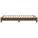 Boxspring sengeramme Mørkebrun 120x200 cm Stof