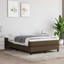 Boxspring sengeramme Mørkebrun 120x200 cm Stof