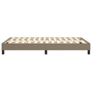 Boxspring sengeramme Taupe 120x200 cm Stof