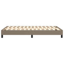 Boxspring sengeramme Taupe 120x200 cm Stof