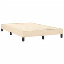 Boxspring sengeramme Creme 120x200 cm Stof