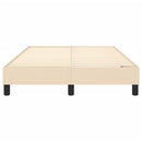 Boxspring sengeramme Creme 120x200 cm Stof
