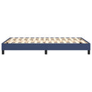 Boxspring sengeramme 120x200 cm stof blå