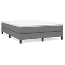 Boxspring sengeramme 140x190 cm stof mørkegrå