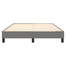 Boxspring sengeramme 140x190 cm stof mørkegrå