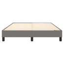 Boxspring sengeramme 140x190 cm stof mørkegrå