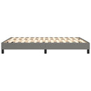 Boxspring sengeramme 140x190 cm stof mørkegrå