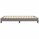 Boxspring sengeramme 140x190 cm stof mørkegrå