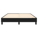 Boxspring sengeramme 140x190 cm stof sort