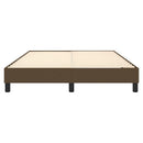 Boxspring sengeramme 140x190 cm stof mørkebrun