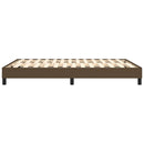 Boxspring sengeramme 140x190 cm stof mørkebrun