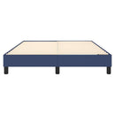 Boxspring sengeramme 140x190 cm stof blå