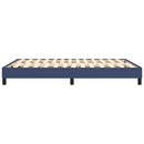 Boxspring sengeramme 140x190 cm stof blå
