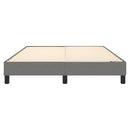 Boxspring sengeramme 140x200 cm stof mørkegrå