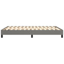 Boxspring sengeramme 140x200 cm stof mørkegrå
