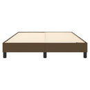 Boxspring sengeramme 140x200 cm stof mørkebrun