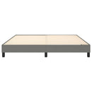 Boxspring sengeramme 160x200 cm stof mørkegrå