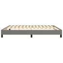 Boxspring sengeramme 160x200 cm stof mørkegrå