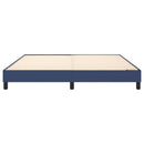 Boxspring sengeramme 160x200 cm stof blå