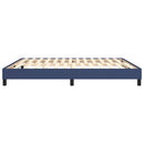 Boxspring sengeramme 160x200 cm stof blå