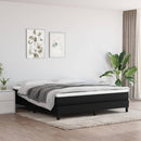 Boxspring sengeramme 180x200 cm stof sort