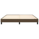 Boxspring sengeramme 180x200 cm stof mørkebrun