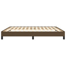 Boxspring sengeramme 180x200 cm stof mørkebrun