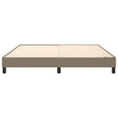 Boxspring sengeramme 180x200 cm stof gråbrun