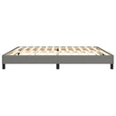 Boxspring sengeramme 200x200 cm stof mørkegrå