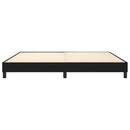 Boxspring sengeramme 200x200 cm stof sort