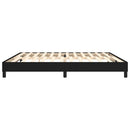 Boxspring sengeramme 200x200 cm stof sort