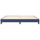 Boxspring sengeramme 200x200 cm stof blå