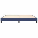 Boxspring sengeramme 200x200 cm stof blå