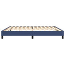 Boxspring sengeramme 200x200 cm stof blå
