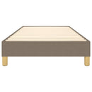 Boxspring sengeramme 80x200 cm stof gråbrun