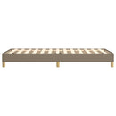 Boxspring sengeramme 80x200 cm stof gråbrun