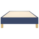 Boxspring sengeramme 80x200 cm stof blå