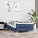 Boxspring sengeramme 80x200 cm stof blå