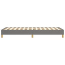 Boxspring sengeramme Mørkegrå 90x190 cm Stof
