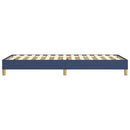 Boxspring sengeramme 90x190 cm stof blå
