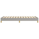 Boxspring sengeramme Lysegrå 90x200 cm Stof