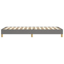 Boxspring sengeramme Mørkegrå 90x200 cm Stof