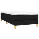Boxspring sengeramme 90x200 cm stof sort